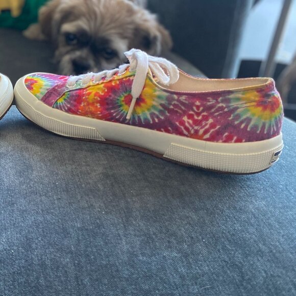 Superga Cotu 2750 Sneakers, Tie Dye, Size 41/9.5 - Picture 6 of 14